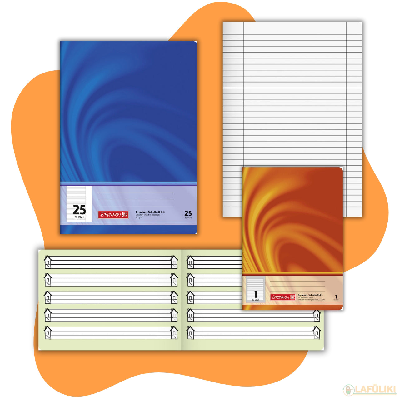 Schulhefte, Blöcke & Papier