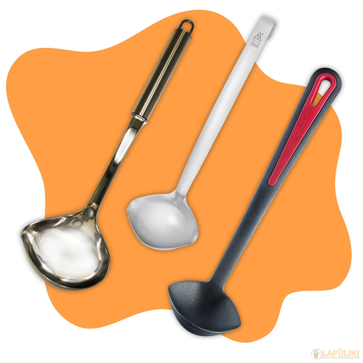 Linkshänder Soßen & Suppenkellen
