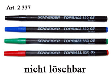 Schneider Tintenroller-Mine Topball 850 grün 0,5 mm Schneider Tintenroller-Mine Topball 850 grün 0,5 mm