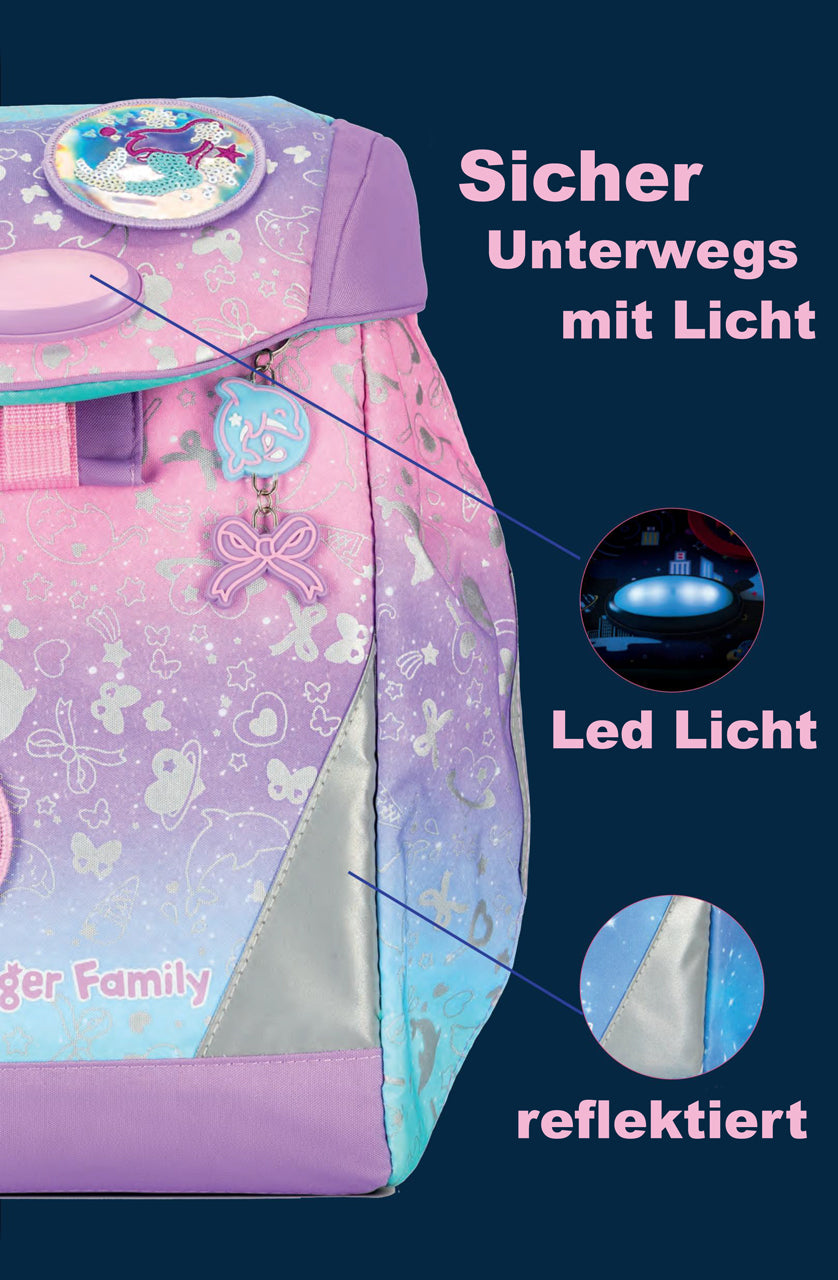 7-sans-Schulranzen-schulrucksack-maedchen-mit-led-licht-pink-love-Maedchen-schule-lafueliki