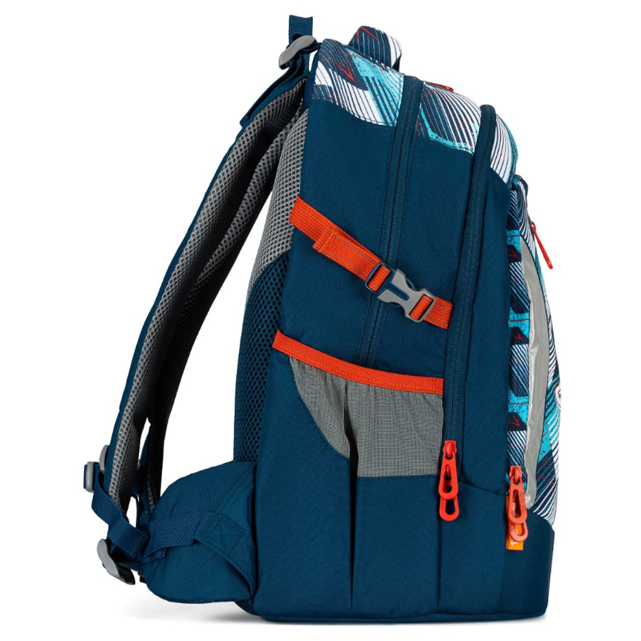 7-sans-Tiger-Family-Schulrucksack-MAX-2-0-blau-ansicht-von-der-seite-lafueliki