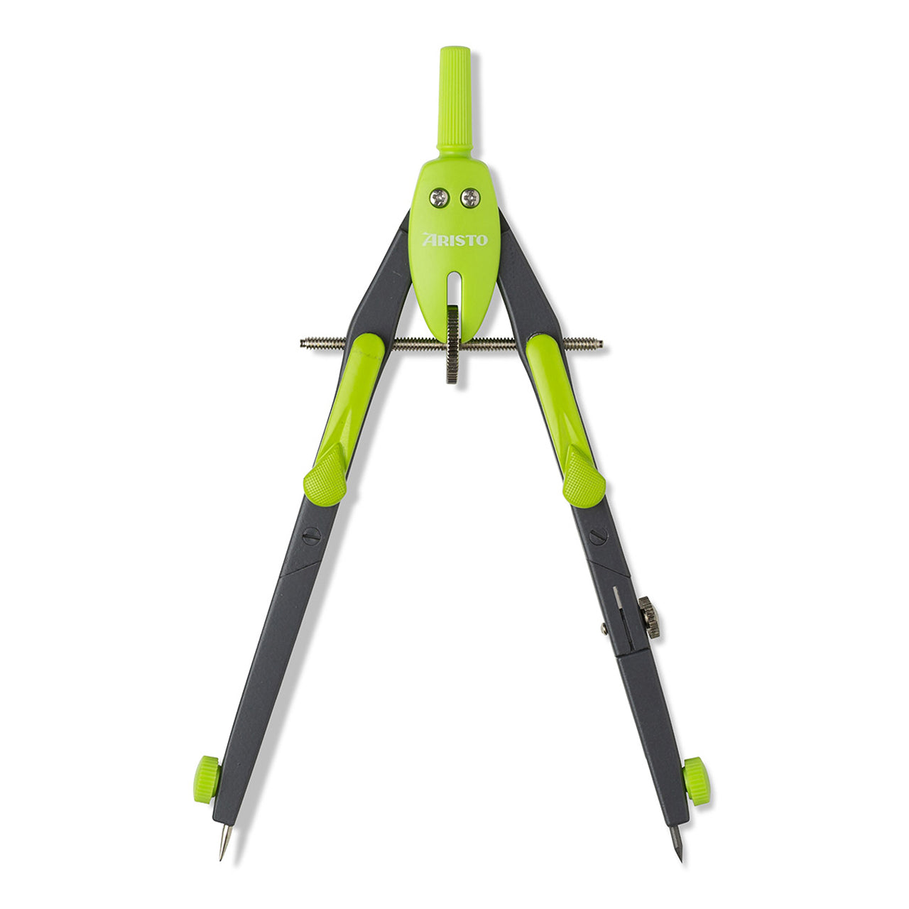 Aristo-BTS-Schnellverstell-Zirkel-Schule-NEON-gruen-AR552742-20-offen-lafueliki