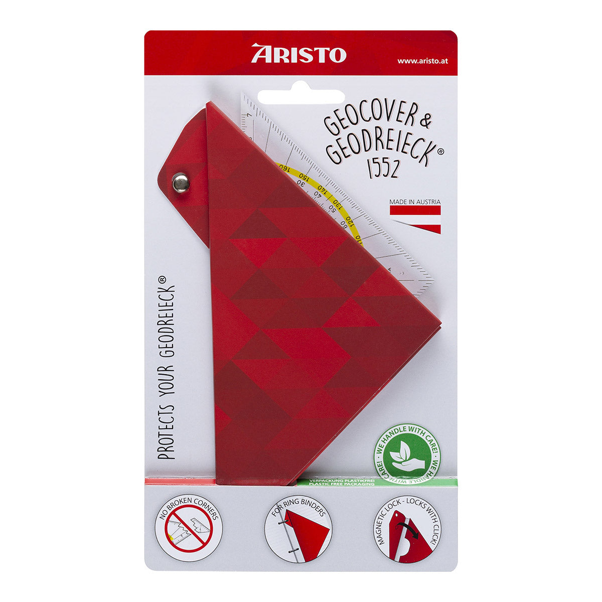 Aristo Geocover Schutzhülle & Geodreieck® 1552