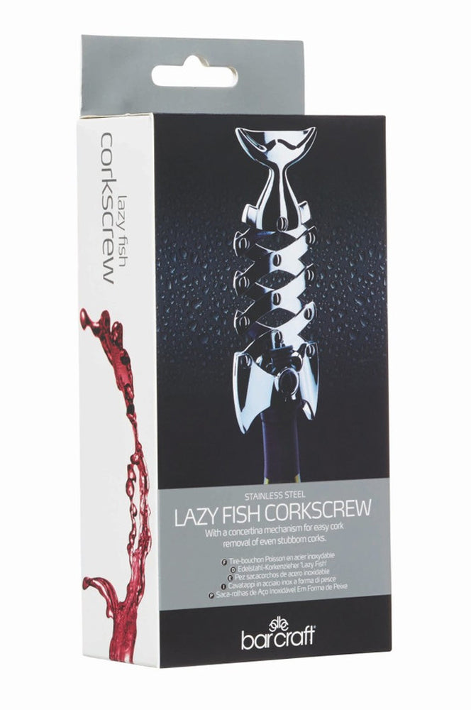 BARCRAFT-Korkenzieher-Lazy-Fish-Rechtshaender-corkscrew-ovp-lafueliki
