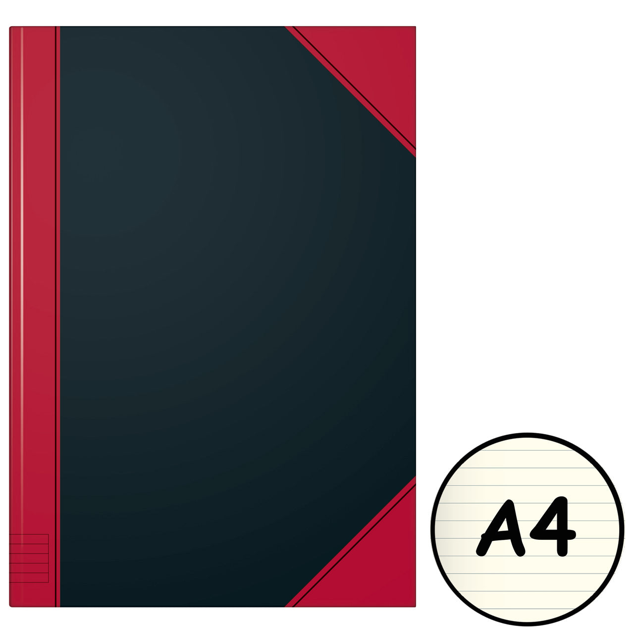 Brunnen-Chinabuch-Kladde-Notizbuch-A4-liniert-schwarz-rot-865513301-kaufen-lafueliki