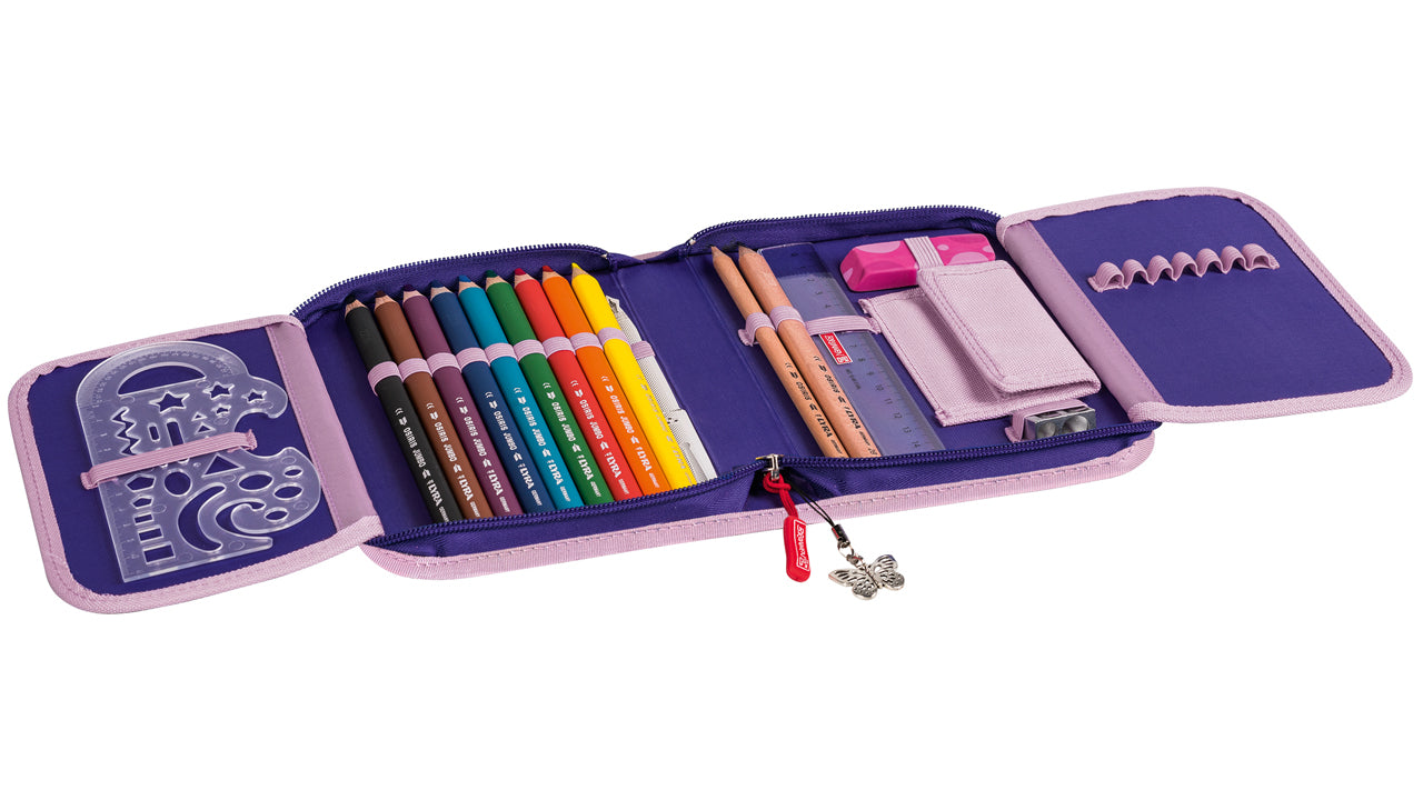 Brunnen-Federmaeppchen-2-Klappen-magic-Butterfly-Schmetterling-Fedemappe-linkhaender-gefuellt-1049120322-offen-lafueliki