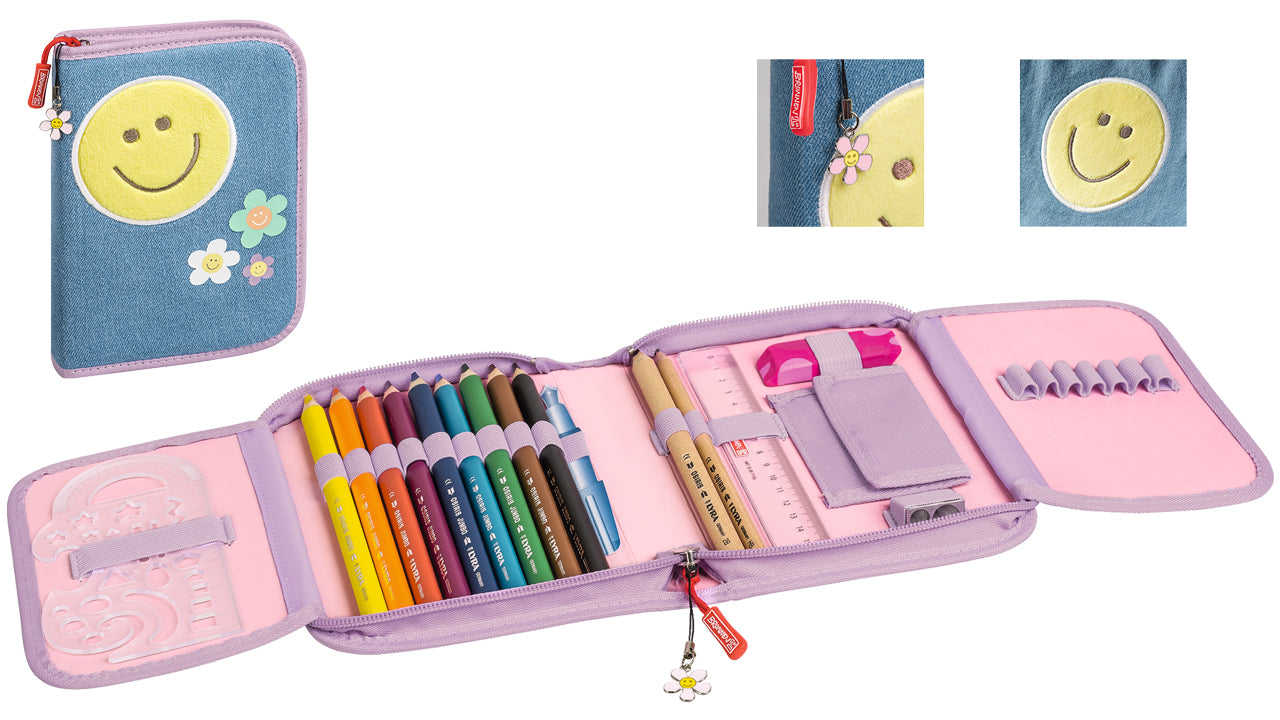 Brunnen-Federmappe-Smile-Happy-Hippie-2-Klappen-gefuellt-1049120422-lafueliki