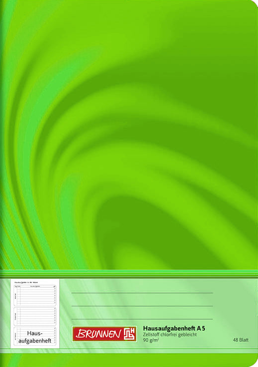 Brunnen-Hausaufgabenheft-Grundschule-A5-gruen-104688402