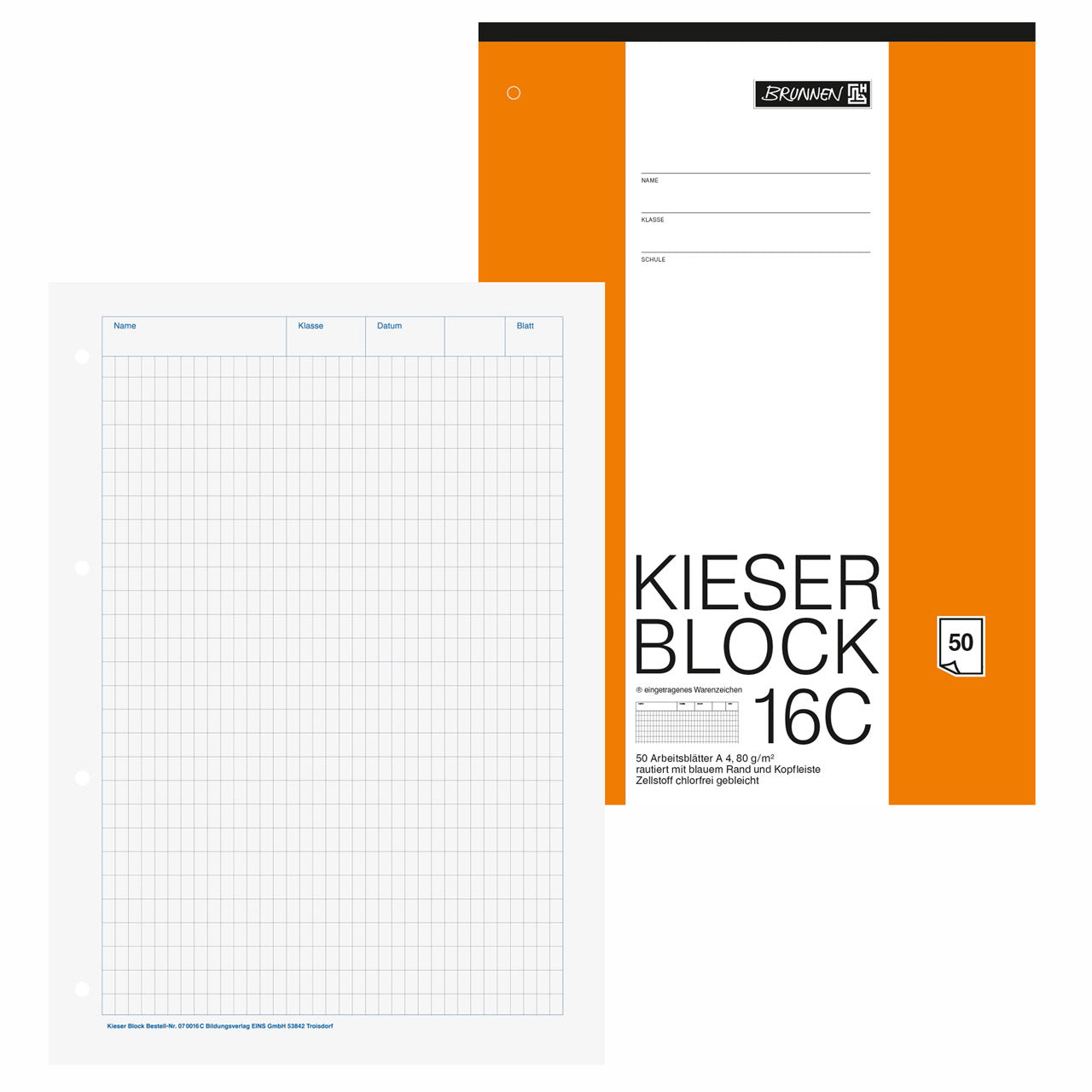 Brunnen-Kieserblock-16C-Lineatur-23-rautiert-arbeitsbaetterblock-lafueliki