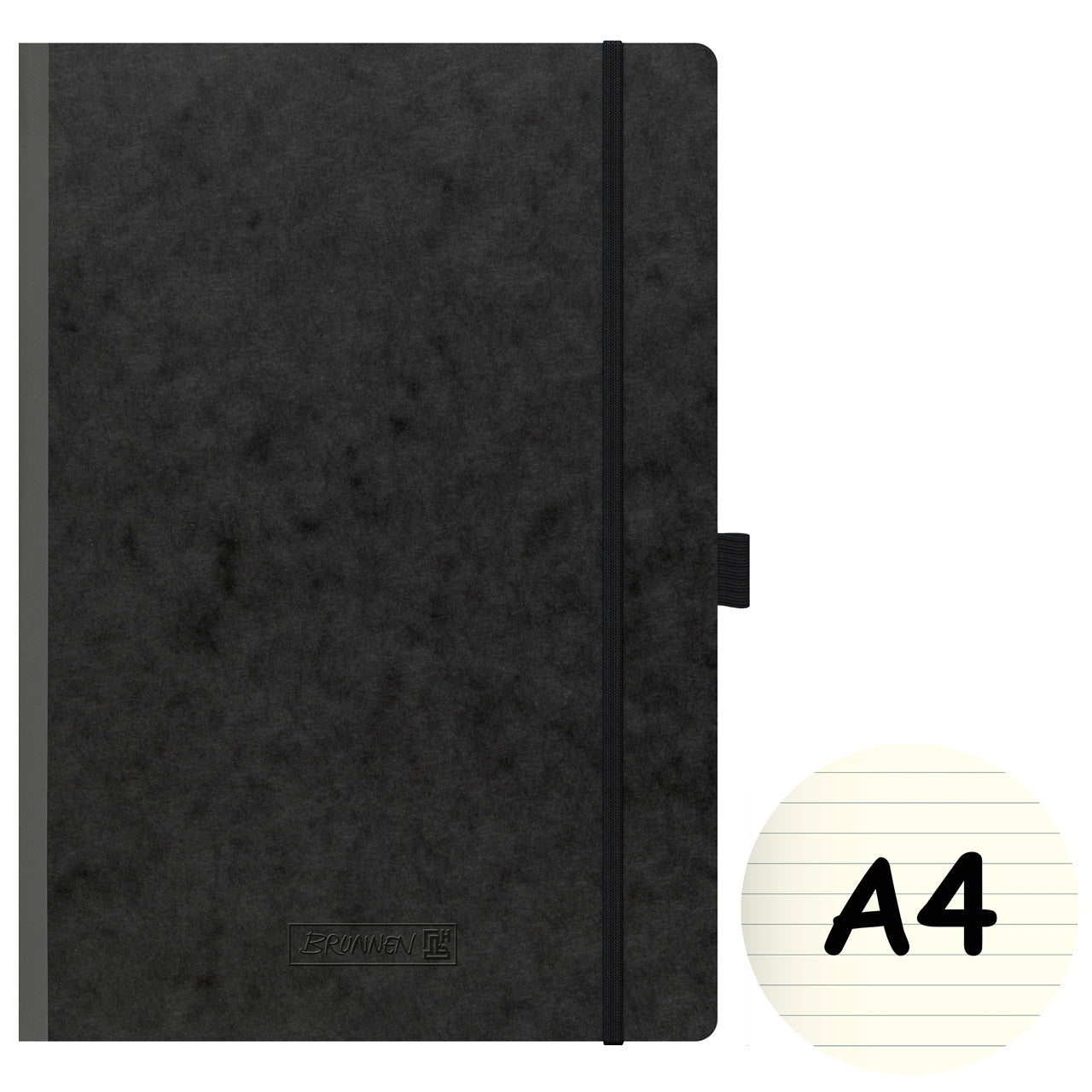 Brunnen-Kladde-FACT-plus-A4-schwarz-Gummizug-Liniert-104346190-kaufen-lafueliki