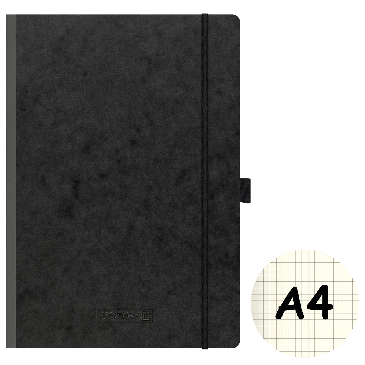 Brunnen-Kladde-FACT-plus-A4-schwarz-Gummizug-kariert-104346290-kaufen-lafueliki