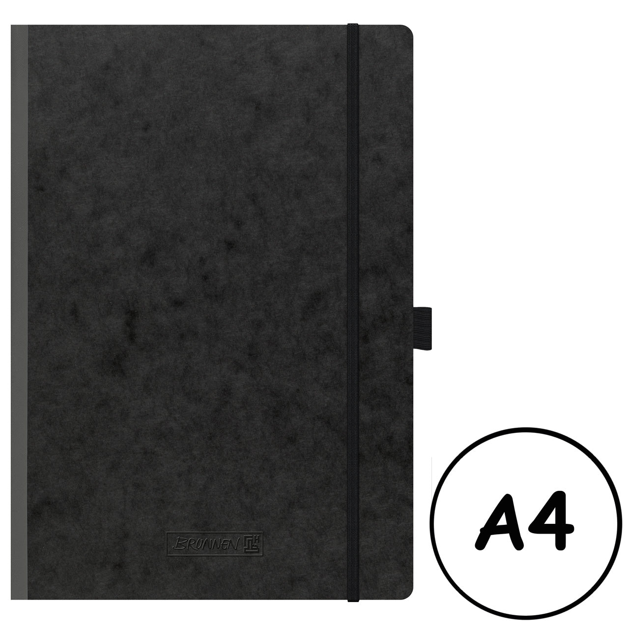 Brunnen-Kladde-FACT-plus-A4-schwarz-Gummizug-kaufen-lafueliki