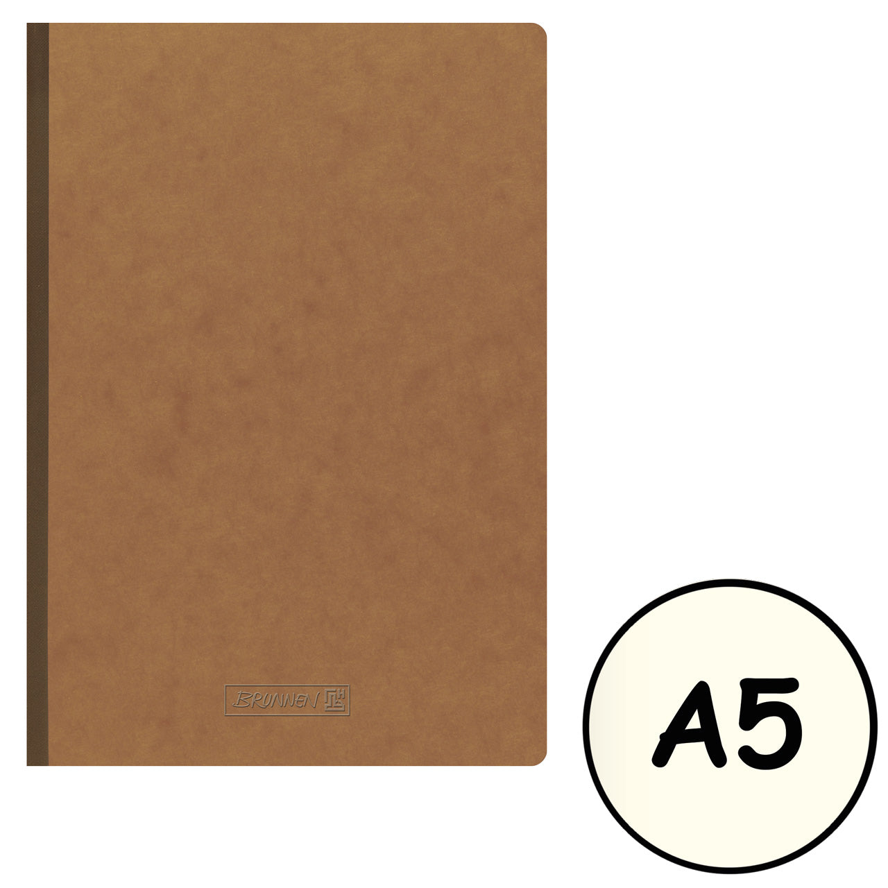 Brunnen-Kladde-FACT-plus-A5-braun-blanko-104357070-kaufen-lafueliki