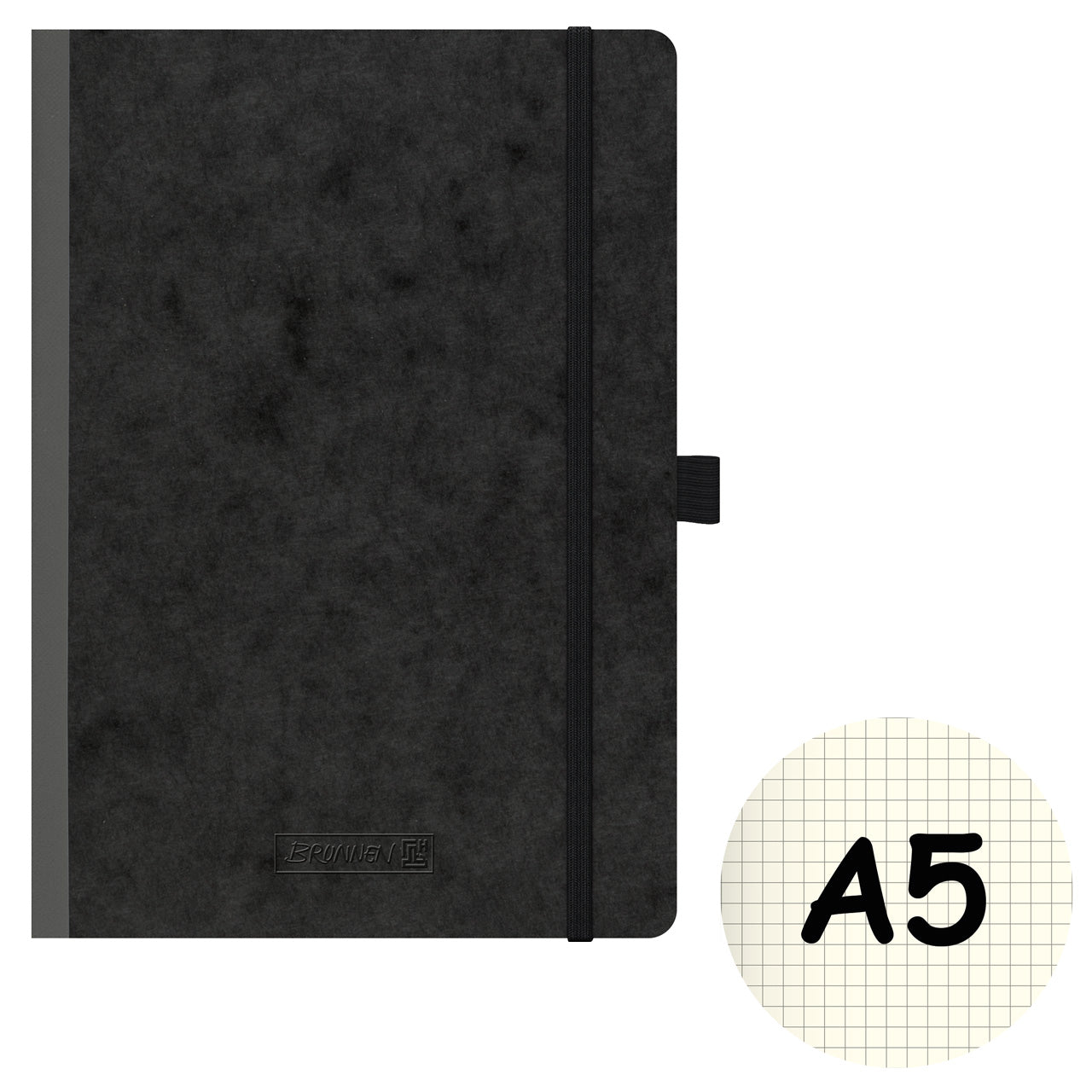Brunnen-Kladde-FACT-plus-A5-schwarz-Gummizug-kariert-104356390-kaufen-lafueliki