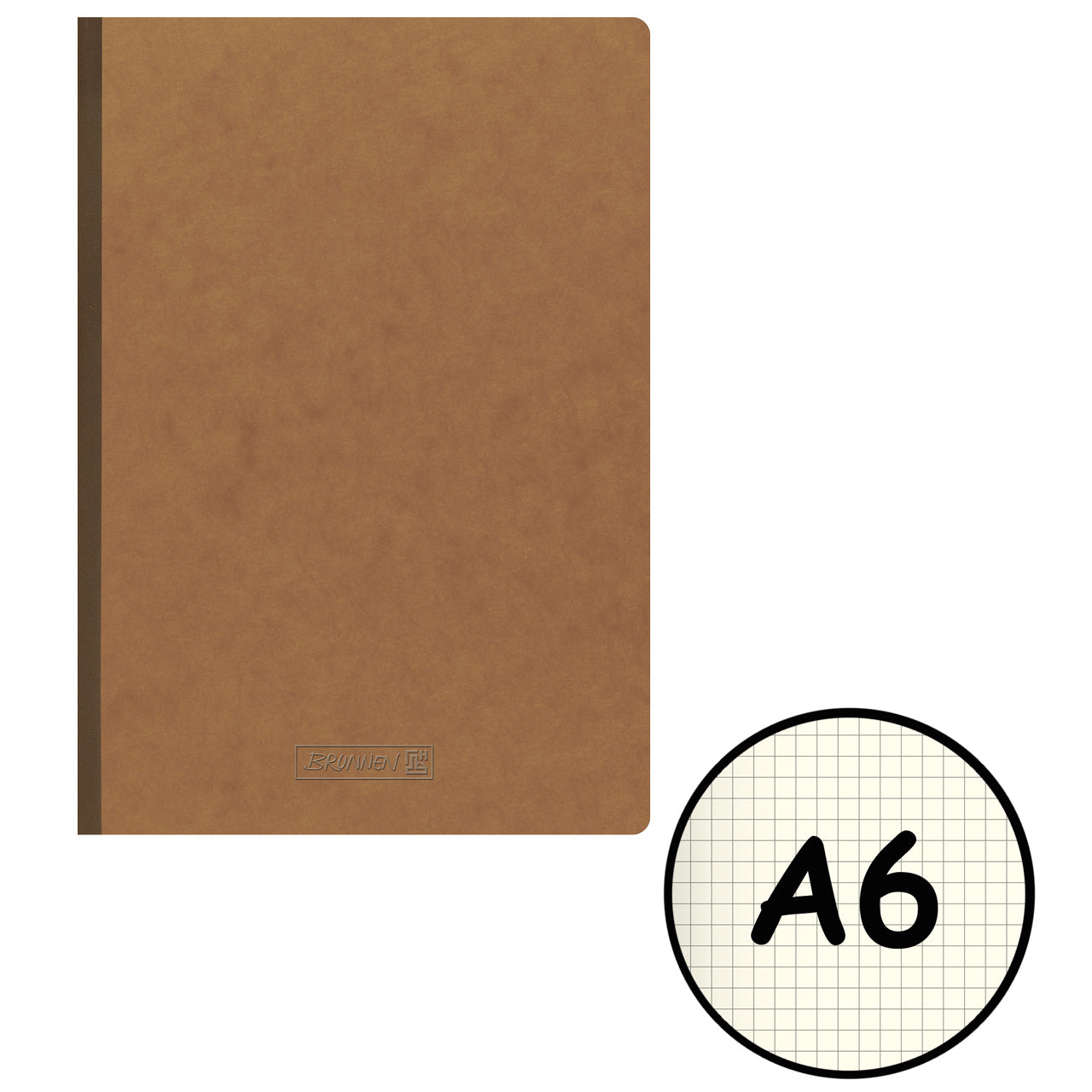 Brunnen-Kladde-FACT-plus-A6-braun-kariert-104367270-kaufen-lafueliki