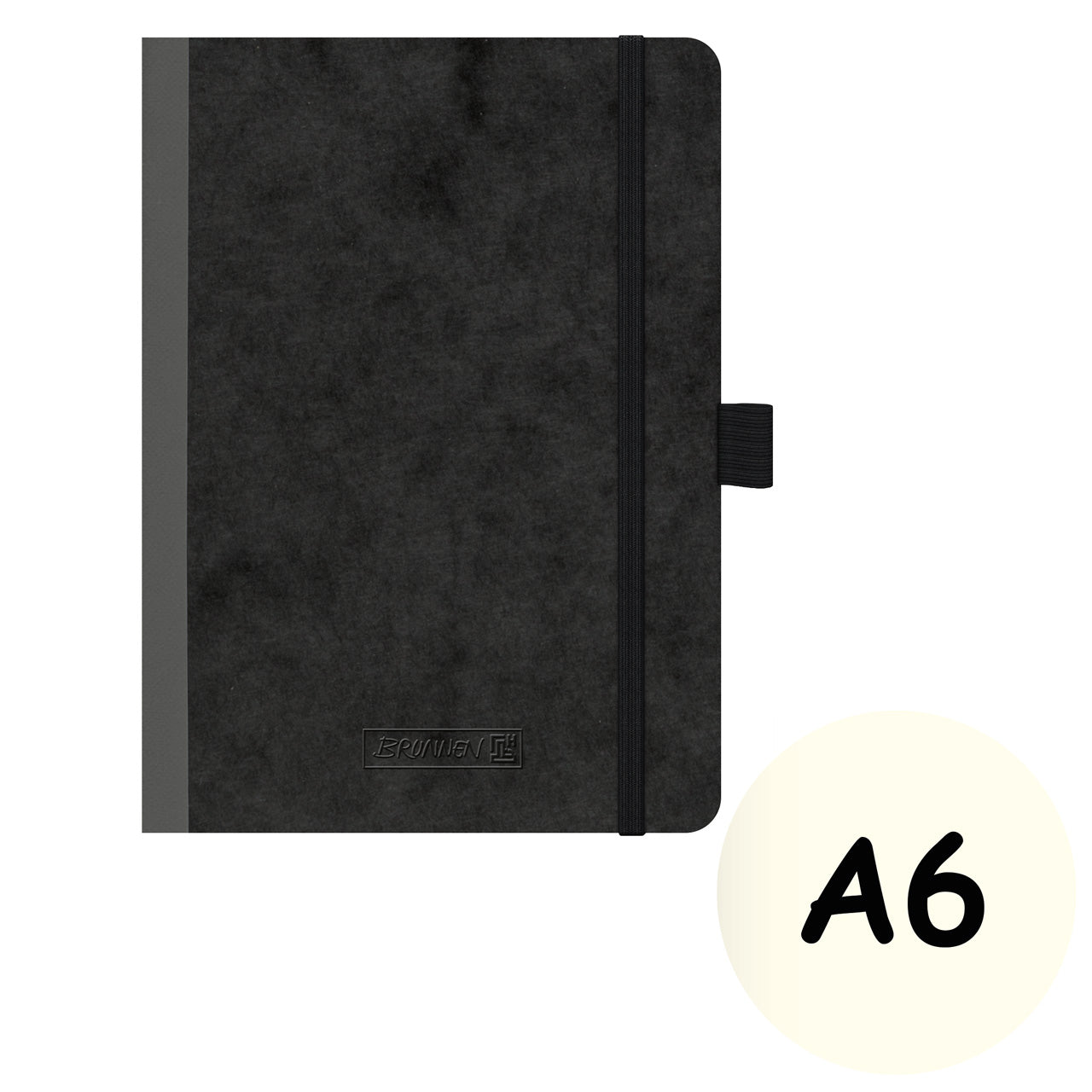 Brunnen-Kladde-FACT-plus-A6-schwarz-Gummizug-blanko-104366090-kaufen-lafueliki