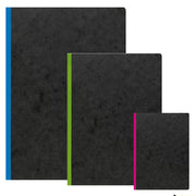 Brunnen-Kladde-FACT-plus-blanko-A4-A5-A6-blau-pink-gruen-lafueliki