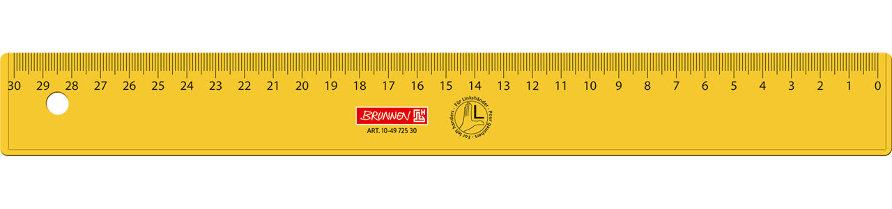 Brunnen-Linkshaender-Lineal-30-cm-gelb