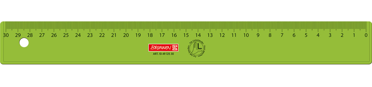 Brunnen-Linkshaender-Lineal-30-cm-gruen