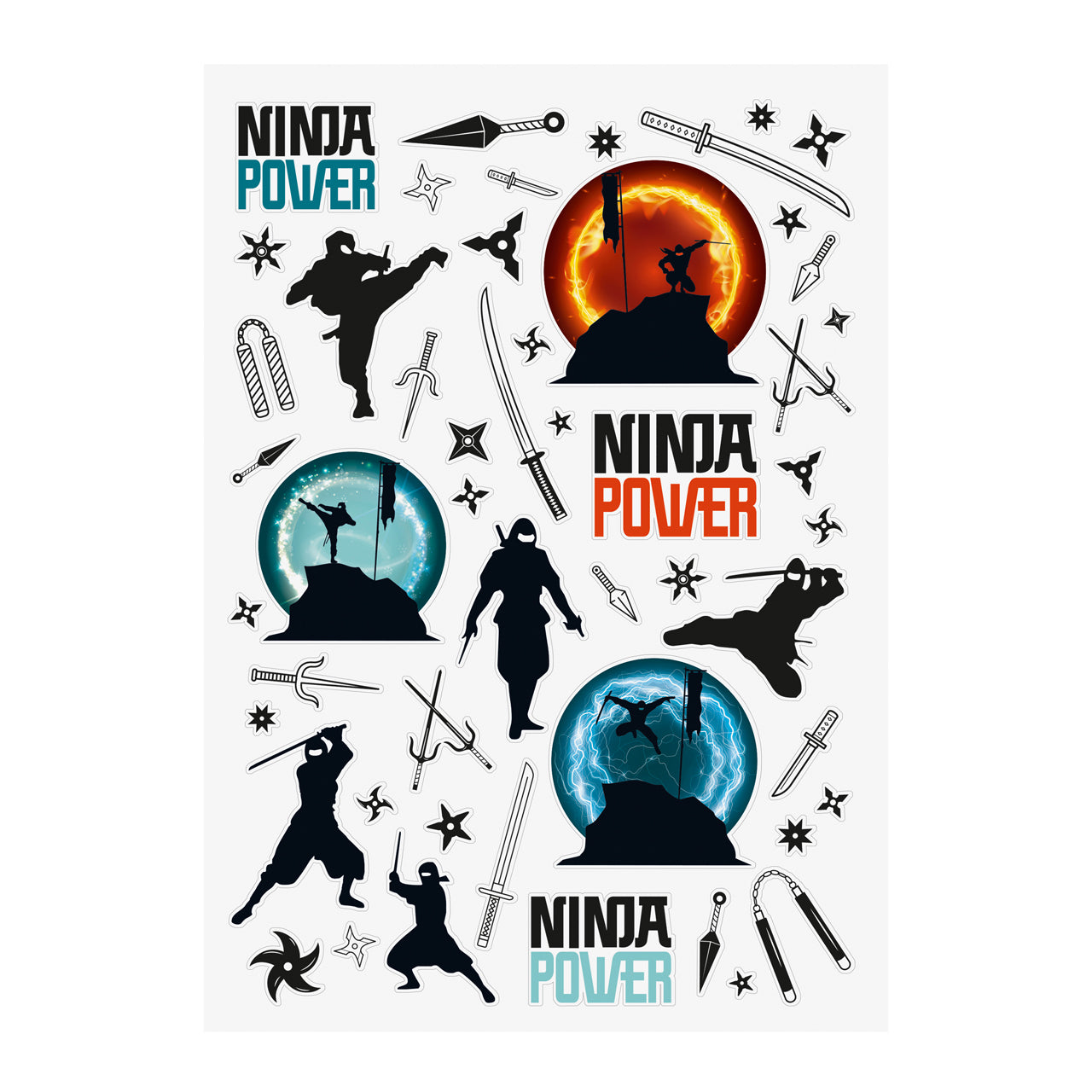 Brunnen-Malbuch-Ausmalbuch-Ninja-Power-fuer-Jungen-1048124321-stickerbogen-lafueliki