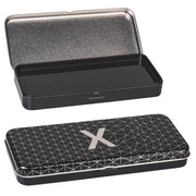 Brunnen Metall-Etui Xtreme · Stiftebox Schwarz – mit Einsatz