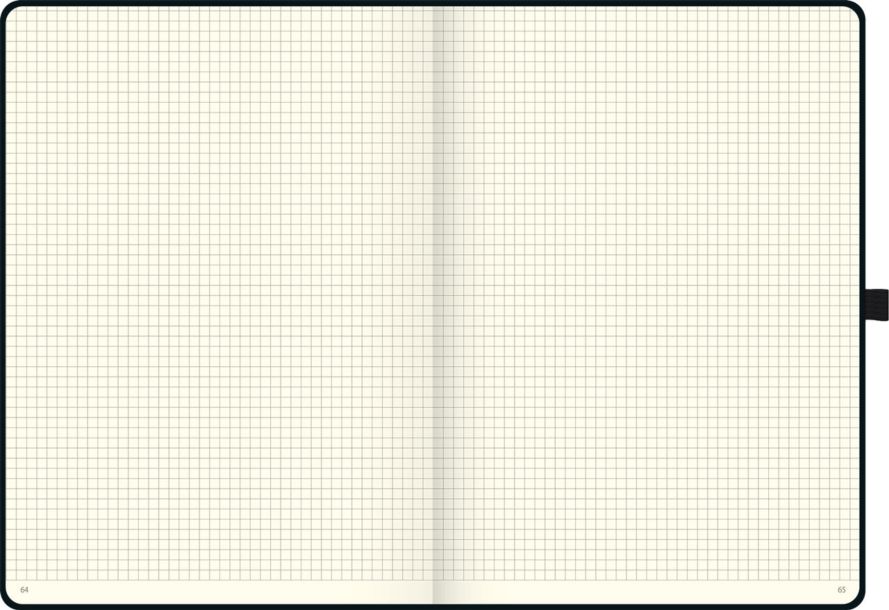 Brunnen-Notizbuch-A4-Kompagnon-kariert-schwarz-lineatur-105528805-lafueliki