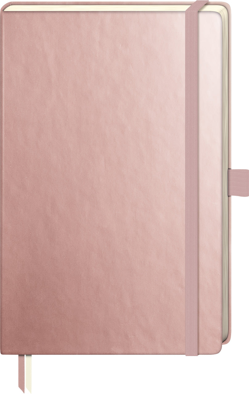 Brunnen-Notizbuch-A5-Kompagnon-Metallic-dotted-rosegold-rueckseite-105554893-lafueliki