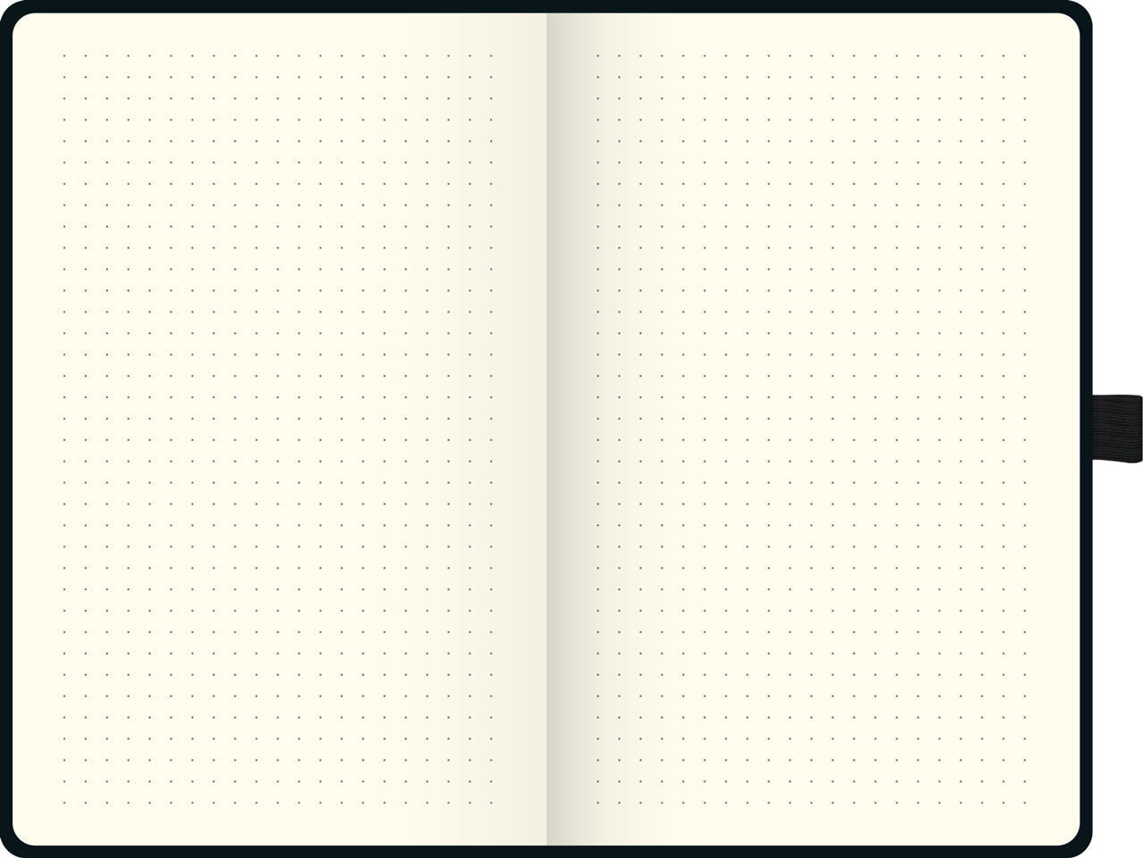Brunnen-Notizbuch-A5-Kompagnon-dotted-schwarz-lineatur-105522605-lafueliki