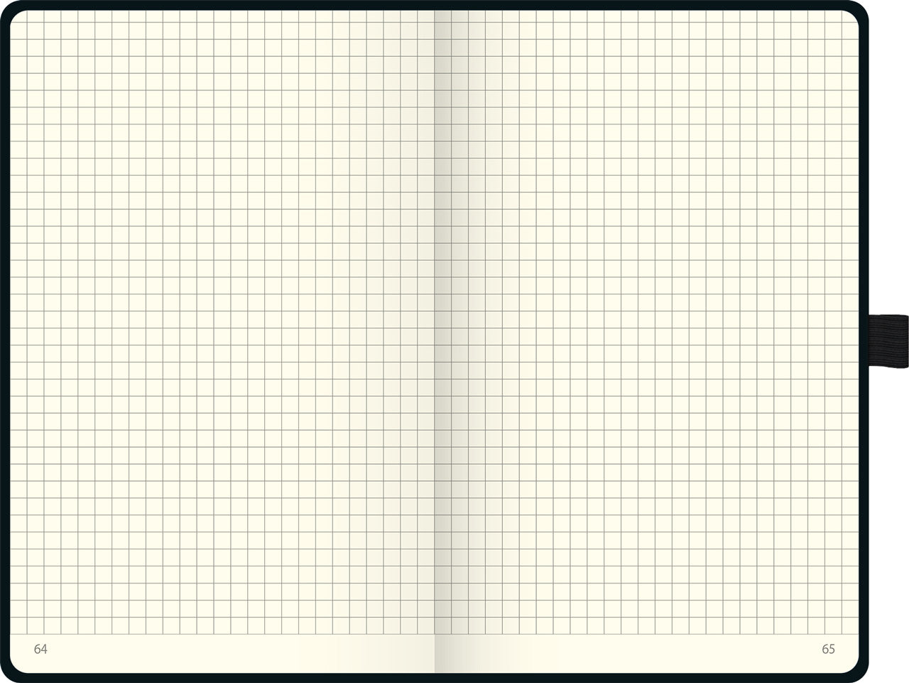 Brunnen-Notizbuch-A5-Kompagnon-kariert-schwarz-lineatur-105522805-lafueliki