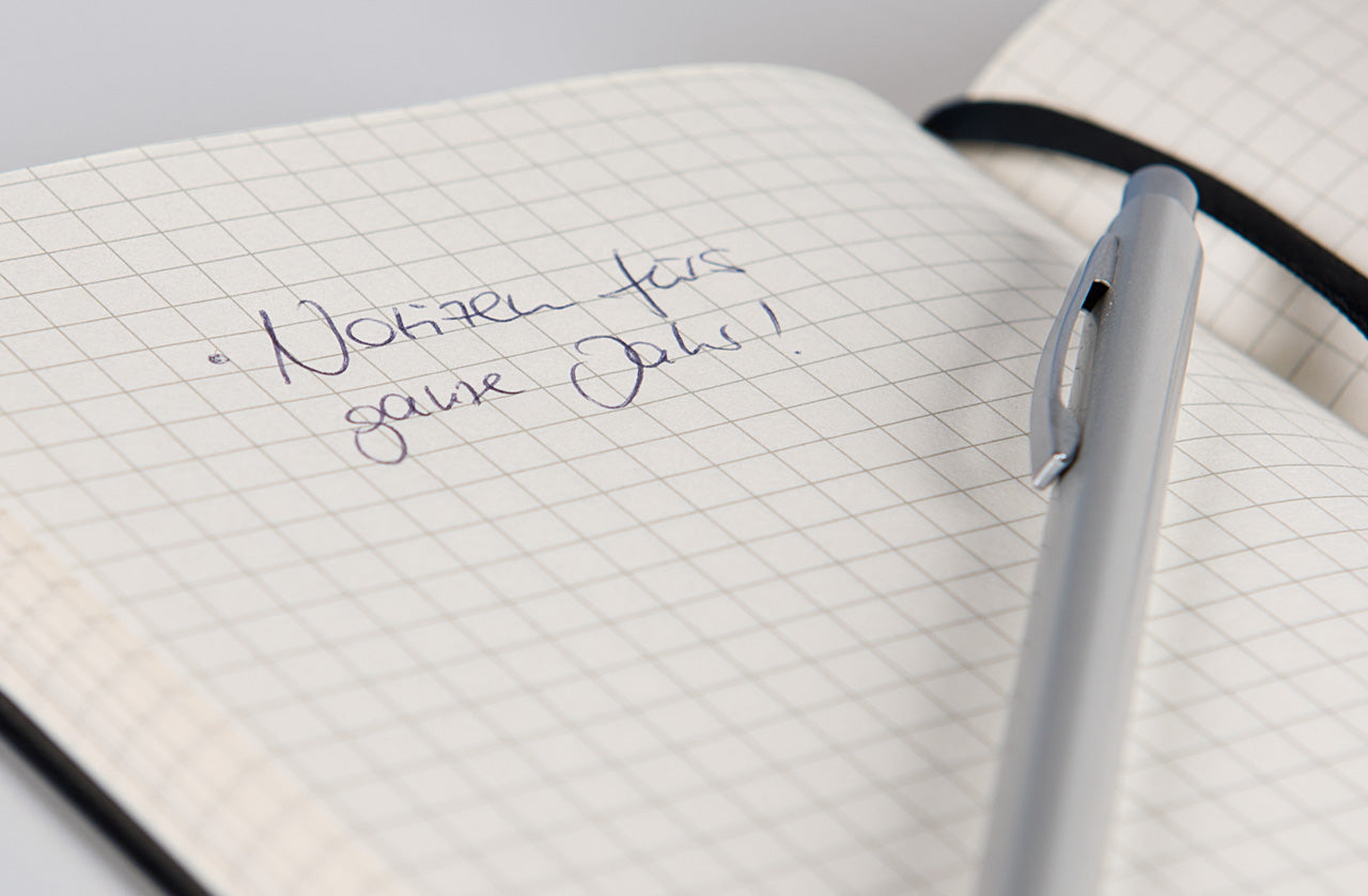 Brunnen-Notizbuch-Kompagnon-kariert-schwarz-lafueliki