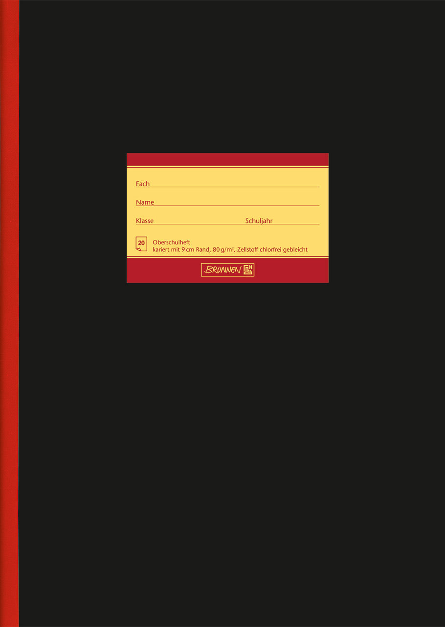 Brunnen-Oberschulheft-A4-Lineatur-26a-Rand-1044636