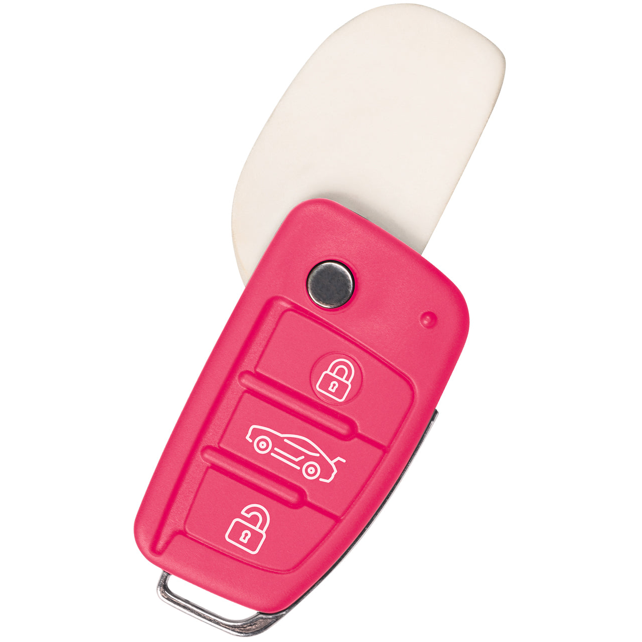Brunnen-Radiergummi-Autoschluessel-Fernbedienung-pink-102741725-offen-lafueliki
