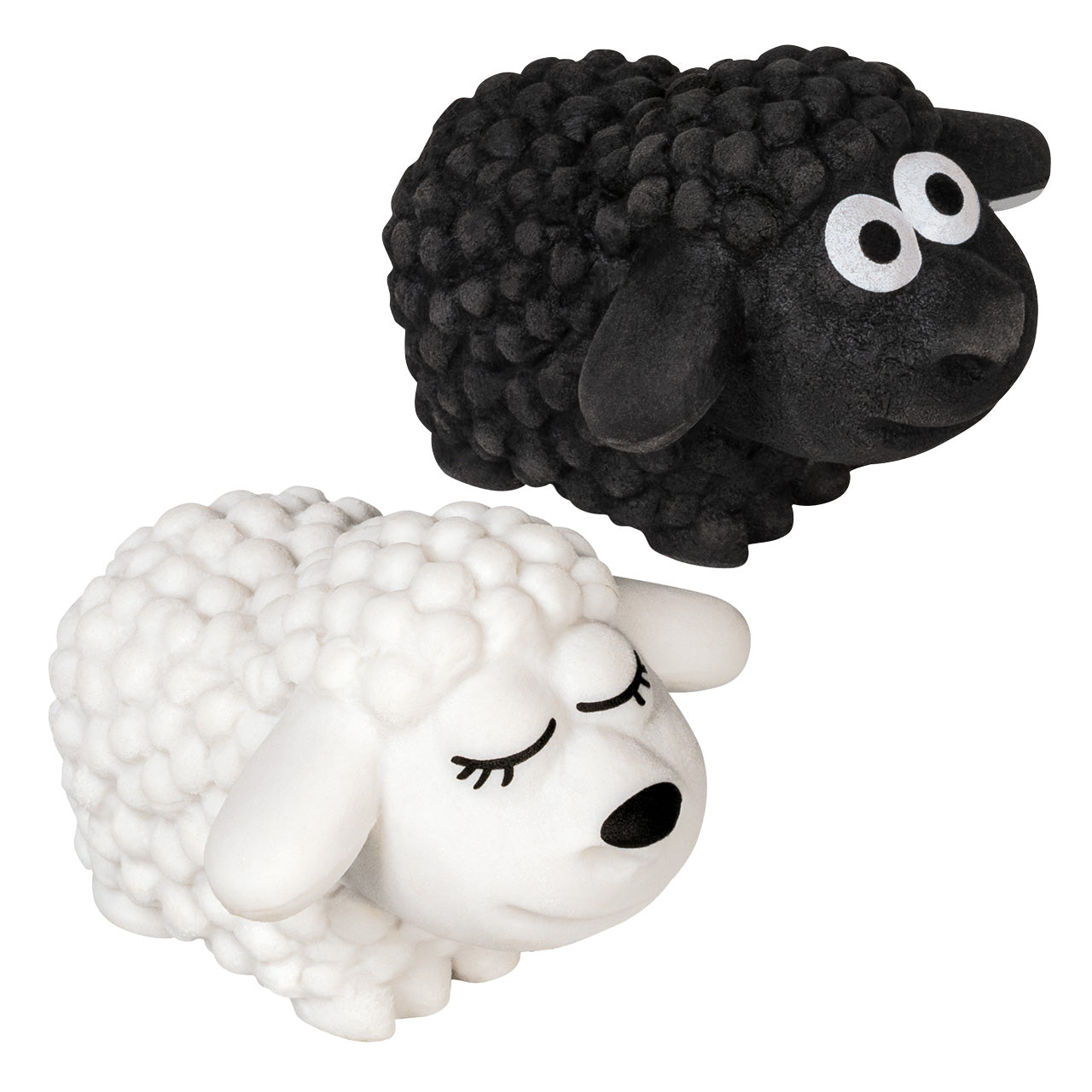 Brunnen-Radiergummi-Schaf-schwarz-weiss-1027419-lafueliki