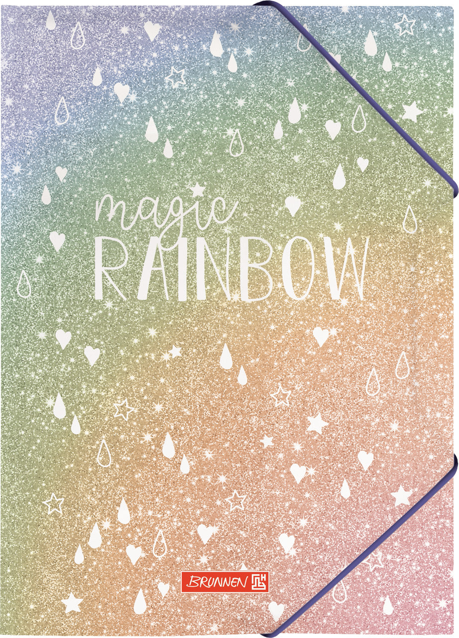 Brunnen-Sammelmappe-A4-Regenbogen-Magic-Rainbow-kleine-Zeichenmappe-1041604222-lafueliki