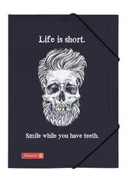 Brunnen-Sammelmappe-A4-Totenkopf-Life-is-short-1041604653-lafueliki