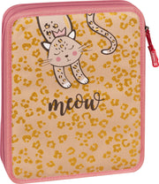 Brunnen-Schueler-Etui-XXL-Federmappe-2-Fach-Katze-Sweet-Wild-Cat-Maedchen-gefuellt-1049126942-lafueliki