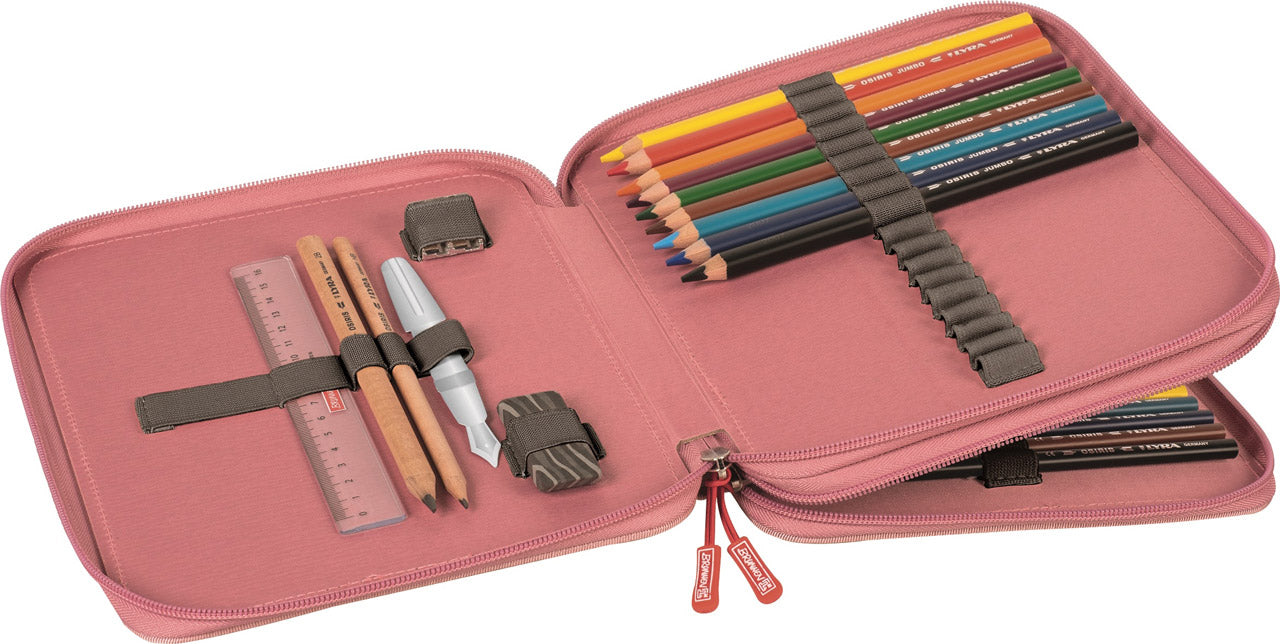 Brunnen-Schueler-Etui-XXL-Federmappe-2-Fach-Katze-Sweet-Wild-Cat-Maedchen-gefuellt-anicht-1049126942-lafueliki