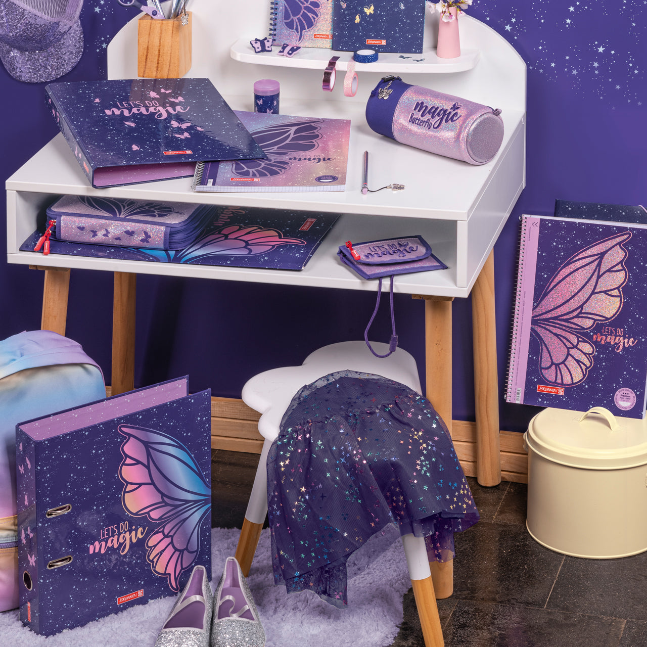 Brunnen-Schulbedarf-2024-Serie-Schmetterling-Magic-Butterfly-fuer-Maedchen-kaufen-lafueliki