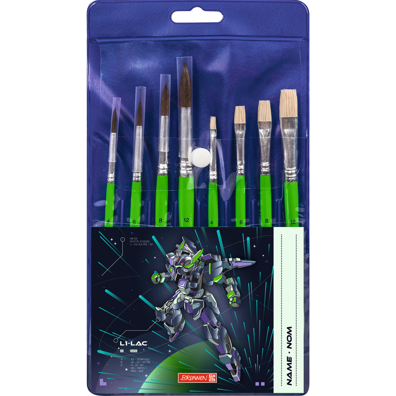 Brunnen-Schulpinsel-8er-Set-Roboter-Robot-Heroes-Borstenpinsel-Haarpinsel-1048934421-Schulbedarf-kaufen-lafueliki
