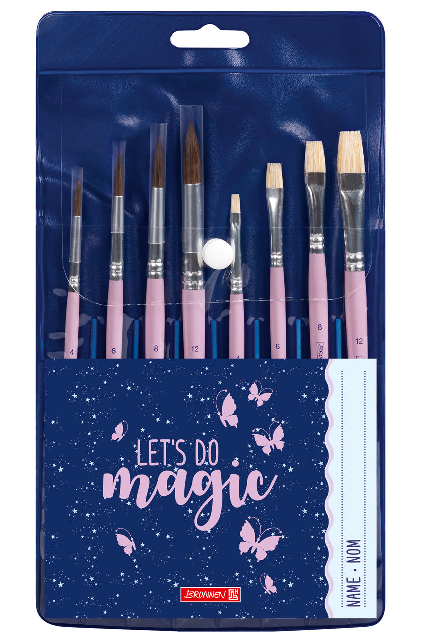 Brunnen-Schulpinsel-8er-Set-Schmetterling-Magic-Butterfly-Fee-1048934322-Borstenpinsel-Haarpinsel-lafueliki