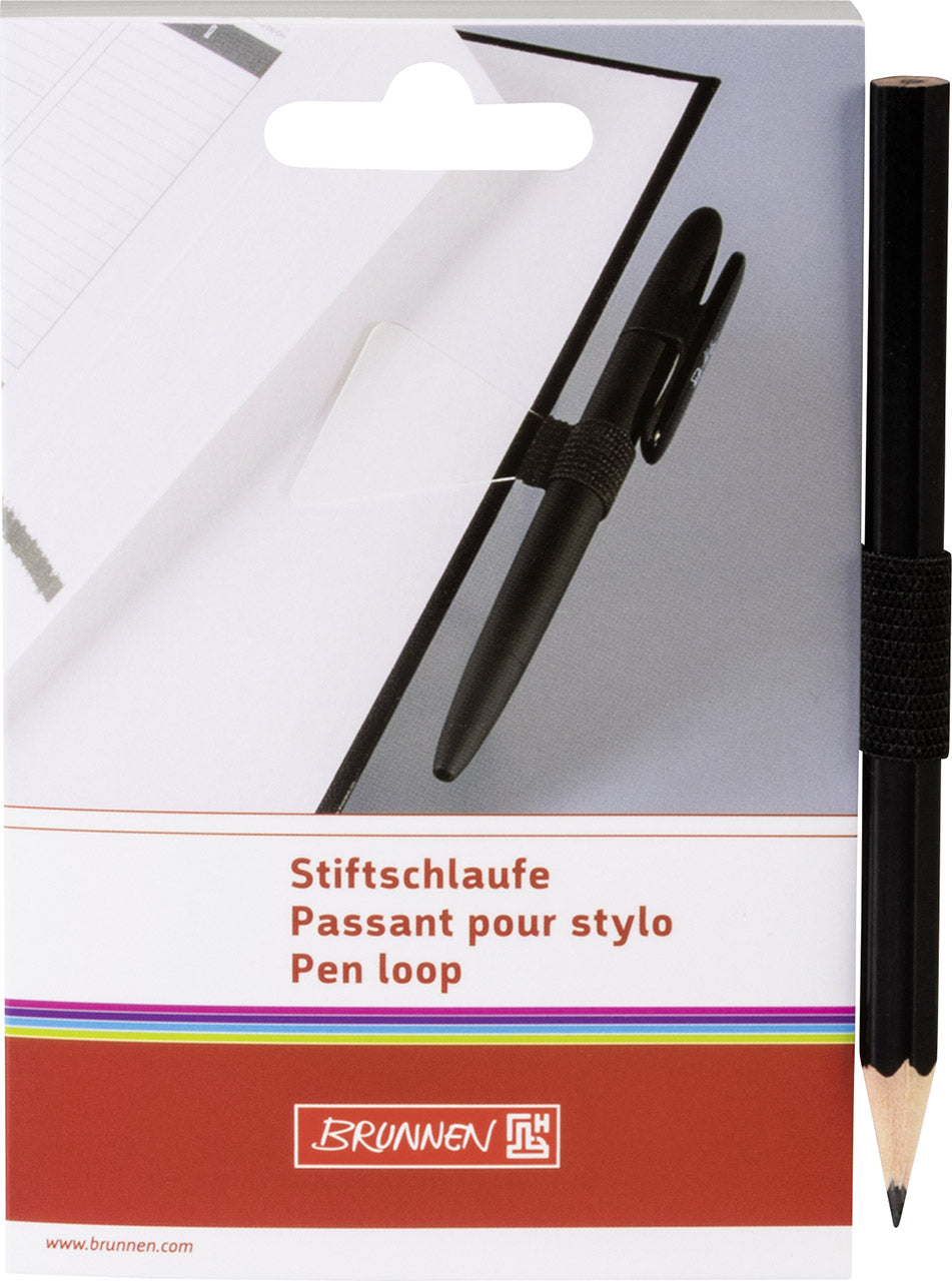 Brunnen Stiftschlaufe selbstklebend mit Stift