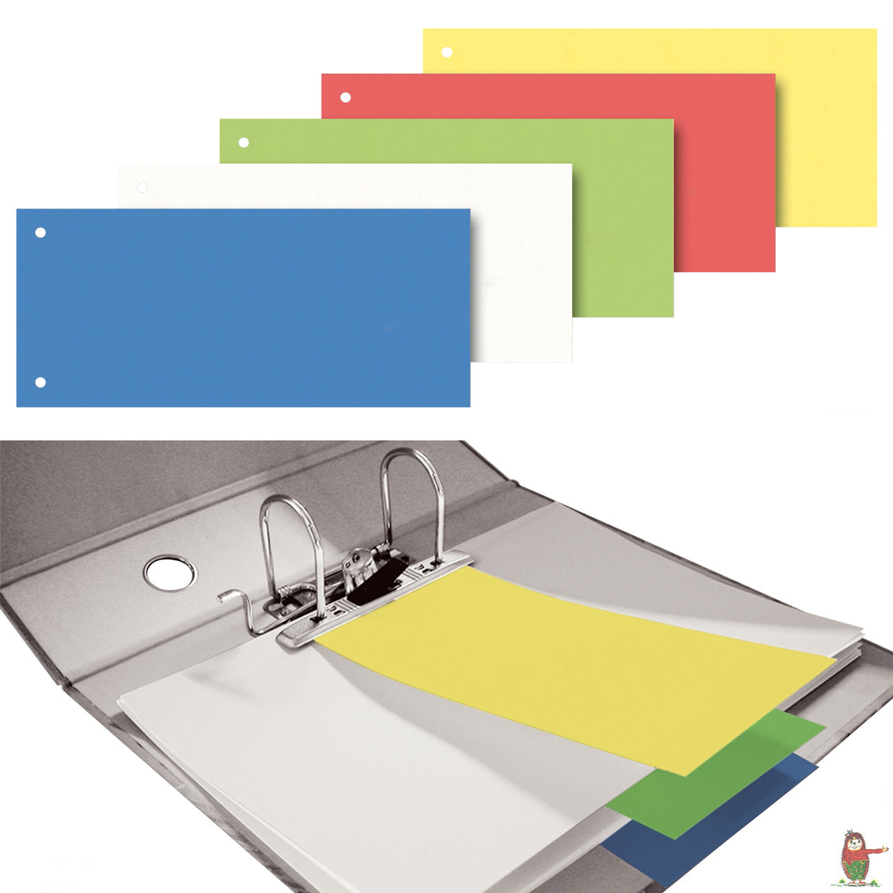 Brunnen Trennstreifen - 5-fach sortiert - 100Stk