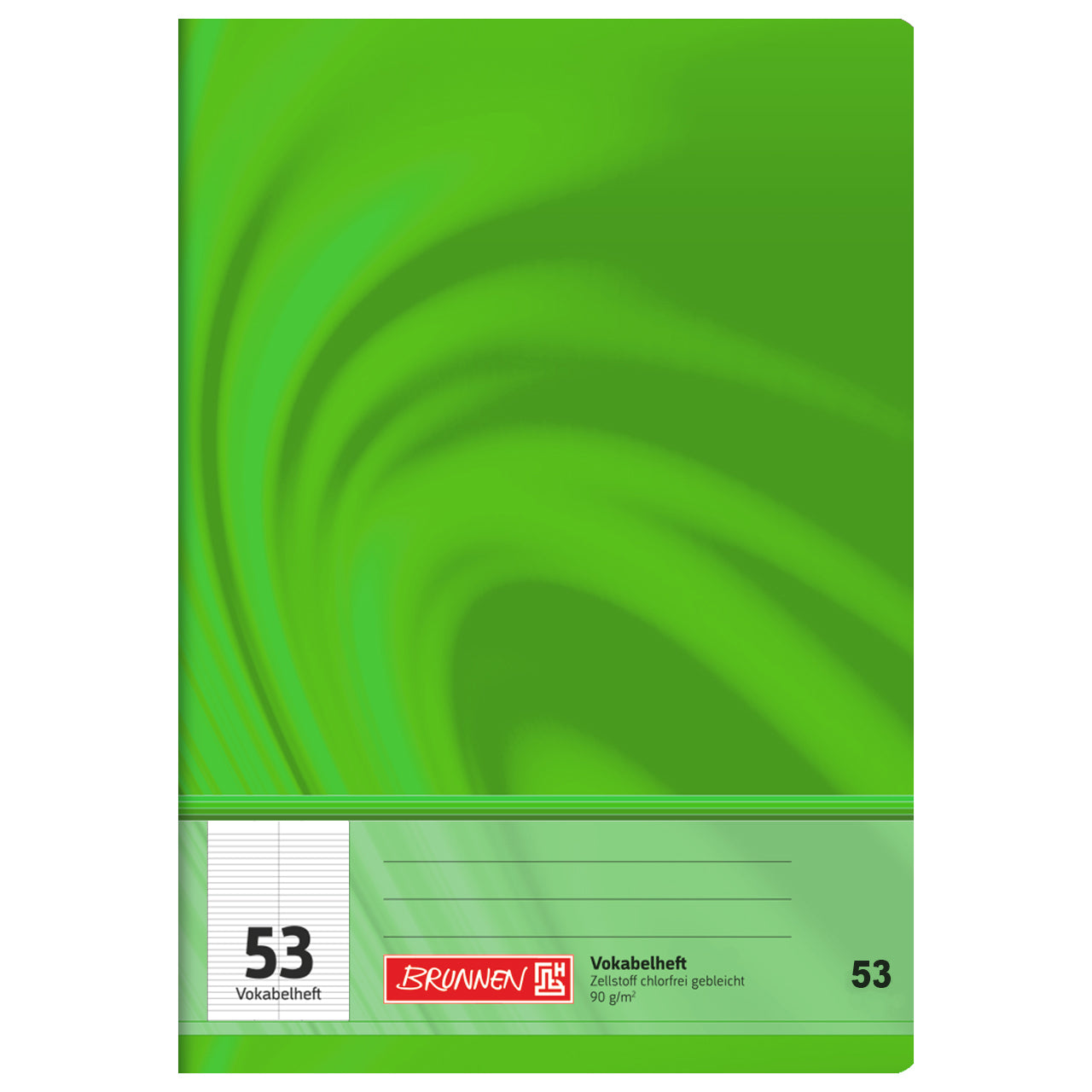 Brunnen-Vokabelheft-A5-53-2-spalten-gruen-kaufen-lafueliki