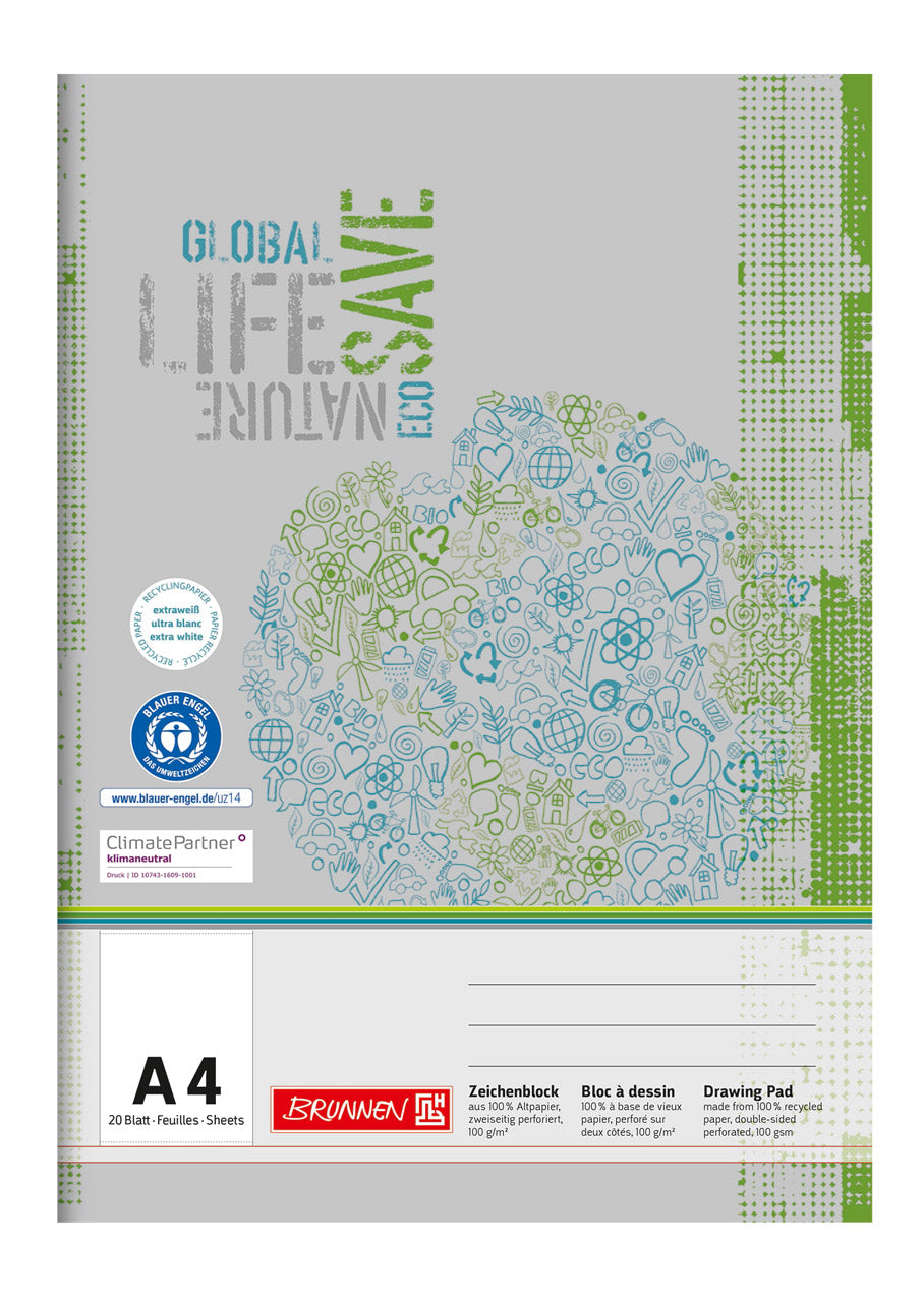 Brunnen-Zeichenblock-A4-Recycling-20-Blatt-104794401-lafueliki