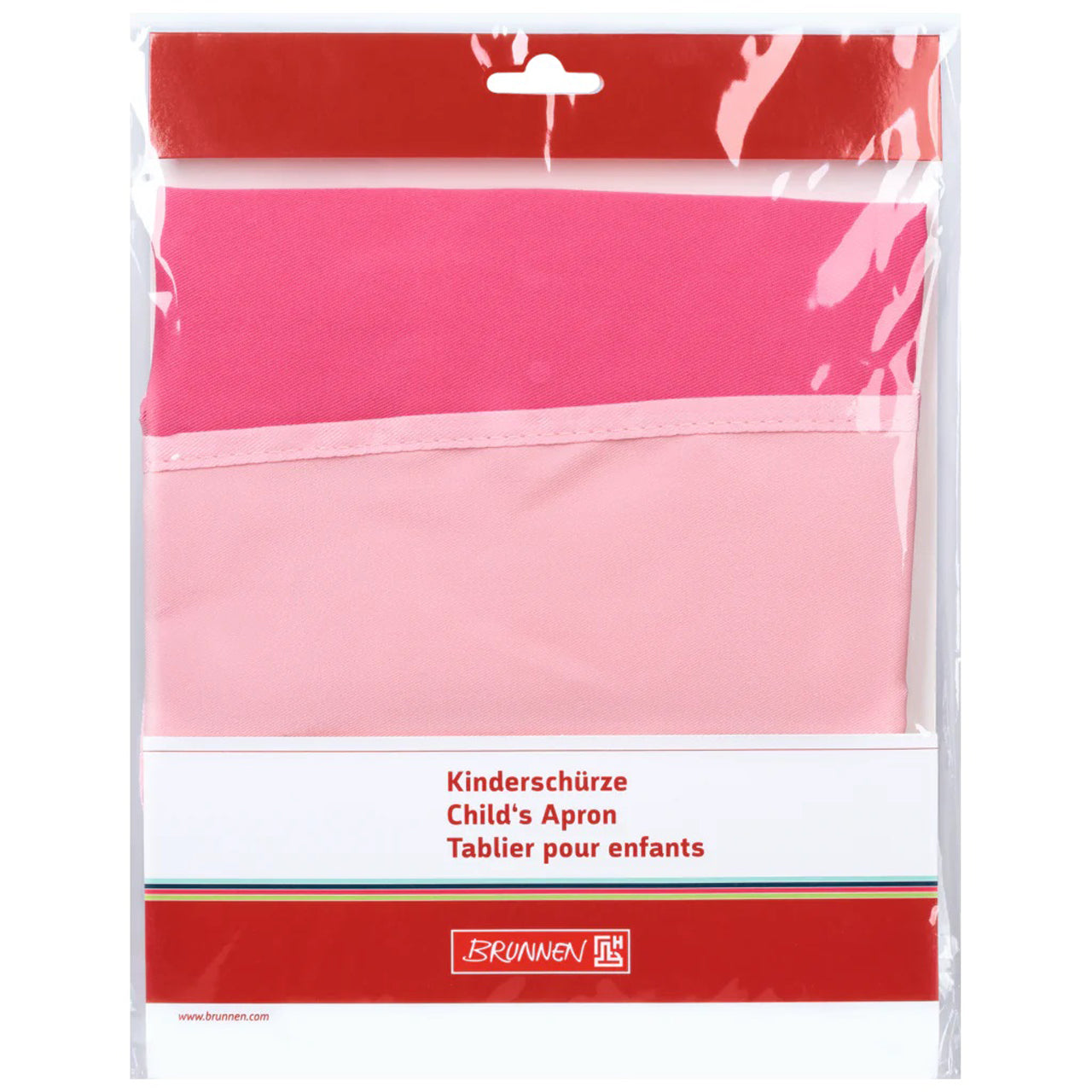 Brunnen-malschuerze-Werkenschuerze-Kinderschuerze-mit-Tasche-pink-tulip-104809525-ovp-lafueliki