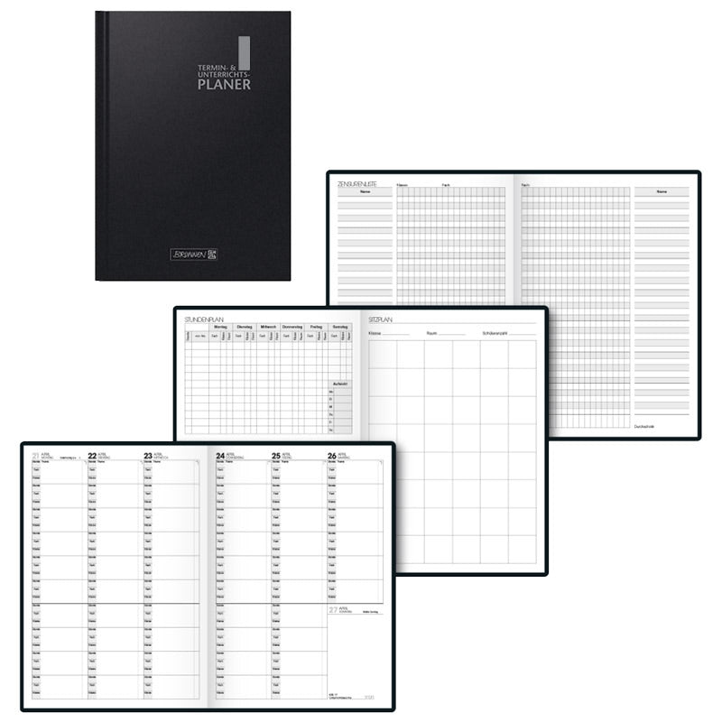 Brunnen-unterrichtsplaner-lehrerkalender-Schuljahr-A4-schwarz-lafueliki