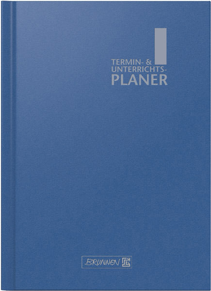 Brunnen Lehrerkalender A4 - blau - Schuljahr