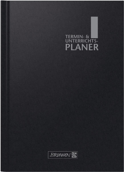 Brunnen Lehrerkalender  A4 - schwarz - Schuljahr