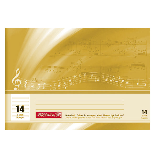 Brunnen_Notenheft_A5-quer_Lineatur_14_104633-gelb-online-kaufen-lafueliki