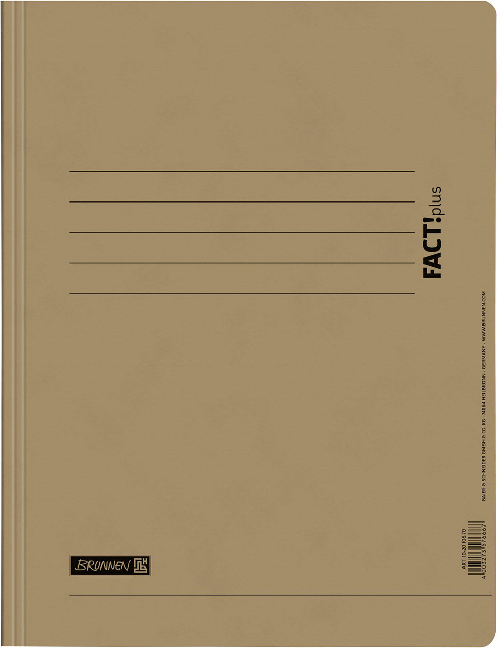 Brunnen_Schnellhefter_FACT-plus_braun_102010670